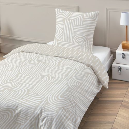 Parure De Lit 2 Personnes En Coton 140x200cm