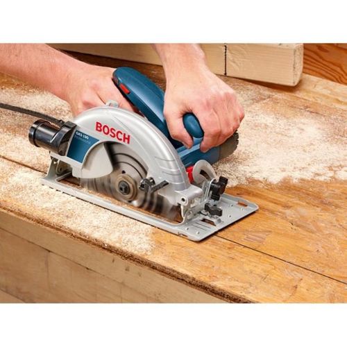Scie Circulaire Filaire 1400 W - Lame 190 Mm, Profondeur 70 Mm, Biseau 56°