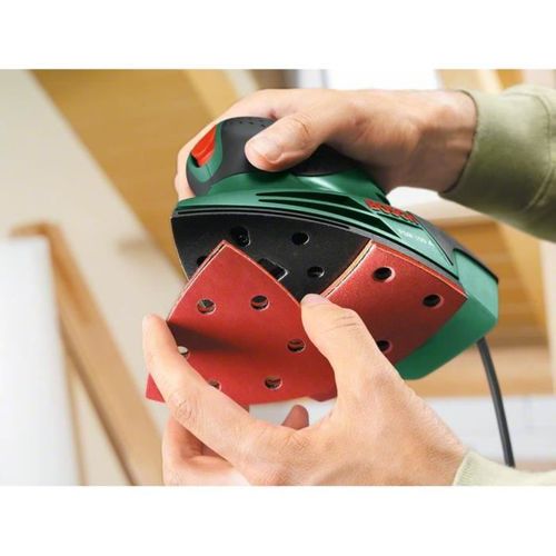 Ponceuse Multi - Psm 100 à (coffret En Plastique Avec 3 Feuilles Abrasives G80, G120 Et G160)