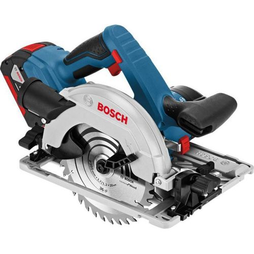 Scie Circulaire Bosch GKS 18V-57 G Professional avec 2 Batteries 4Ah et Chargeur Rapide