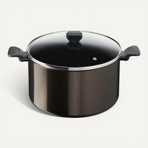 Marmite Aluminium 30cm + Couvercle En Verre B5546902