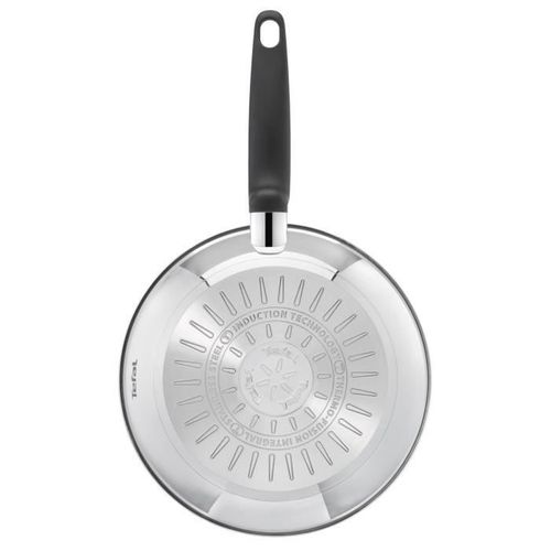 Poele Inox Avec Revetement Anti-adhésif 20 Cm Compatible Induction