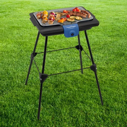 Barbecue électrique MOULINEX BG135812 Pieds amovible vue d'ambiance 1