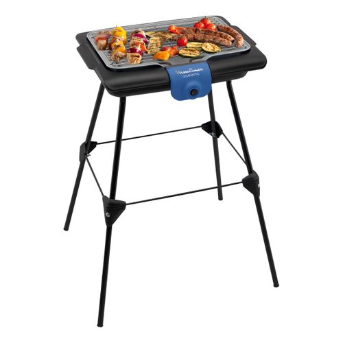 Barbecue électrique MOULINEX BG135812 Pieds amovible vue de profil
