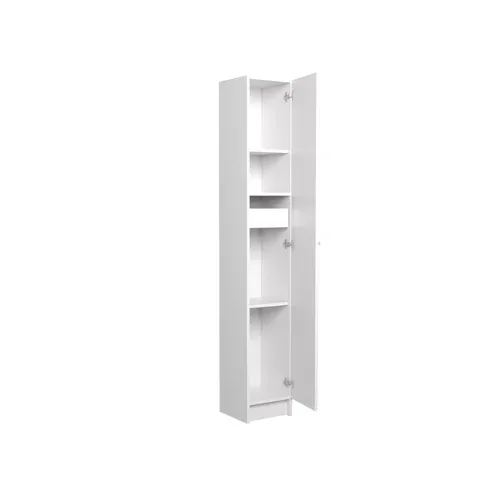 Colonne de salle de bain porte miroir FLASH II blanc