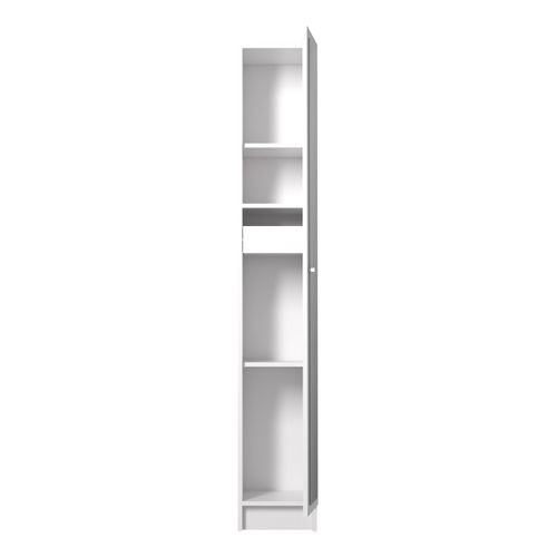 Colonne de salle de bain porte miroir FLASH II blanc
