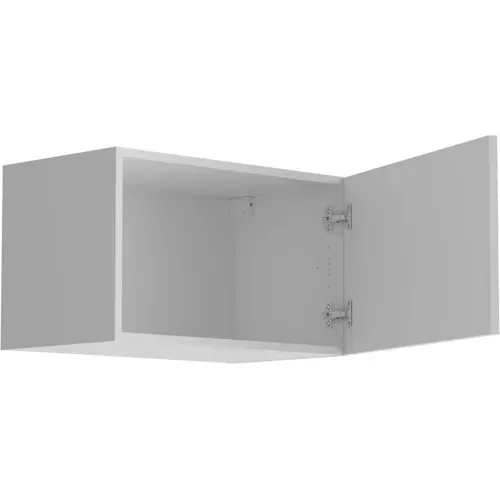 Meuble Haut Court 1 Porte - Oslo - Blanc - L 60 X P 36 X H 35 Cm - Cuisine - Mat