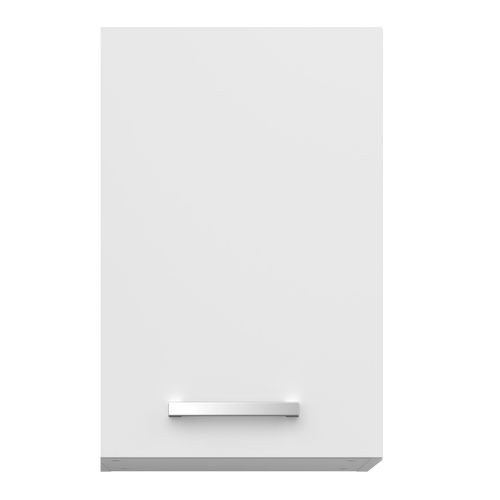 Haut 40 cm 1 porte UNO blanc mat