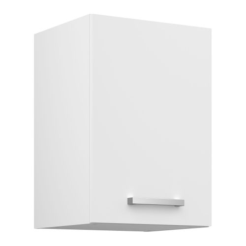 Haut 40 cm 1 porte UNO blanc mat