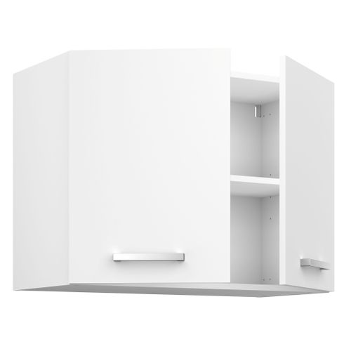 Haut 80 cm 2 portes UNO blanc mat