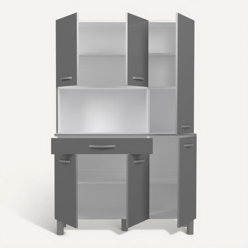 Buffet ESSENTIEL gris brillant