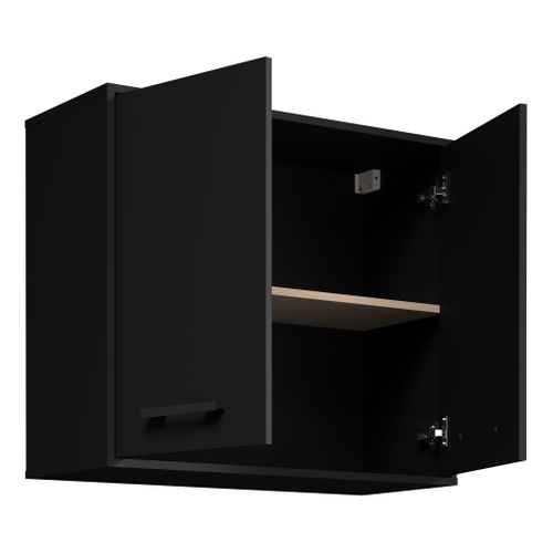 Haut 80  cm 2 portes ONYX noir