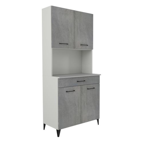 Buffet MALICE béton gris vue 3/4