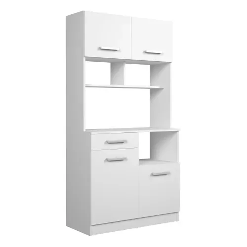 Buffet UNO blanc vue 3/4