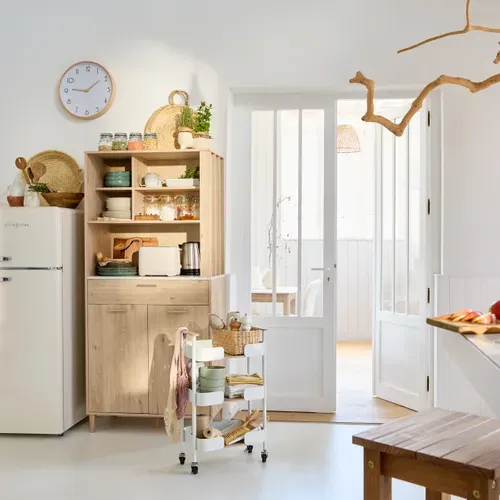 Buffet GALA décor imitation chêne vue d'ambiance 1