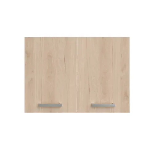Haut 80 cm 2 portes UNO chêne vue de face