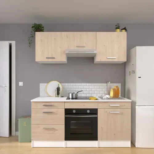 Surhotte 60 cm 1 porte UNO chêne vue d'ambiance 1