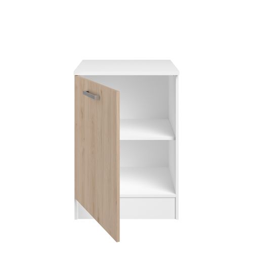 Bas 60 cm 1 porte UNO chêne