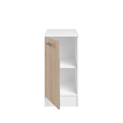 Bas 40 cm 1 porte UNO chêne