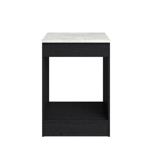 Bas four 60 cm ANNA chêne noir