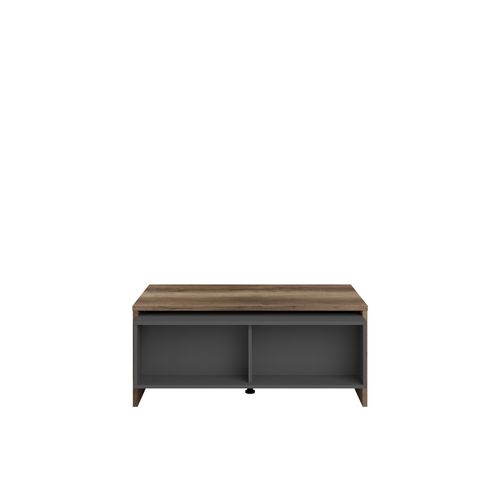 Table basse relevable PARADOXE Gris / imitation chêne