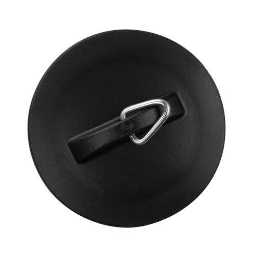 Lot De 4 Bouchons D'évier Universels Noir D. 6 Cm