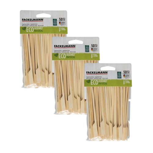 Lot De 150 Piques à Brochettes 15 Cm En Bambou Fsc Fackelmann
