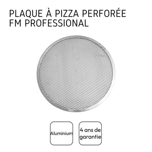 Lot De 2 Plaques à Pizza Surgelée Perforées En Alu 33 Cm