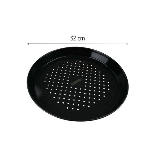 Lot De 2 Plaques à Pizza Perforées Rondes, Four Et Barbecue 32 Cm Barbecue
