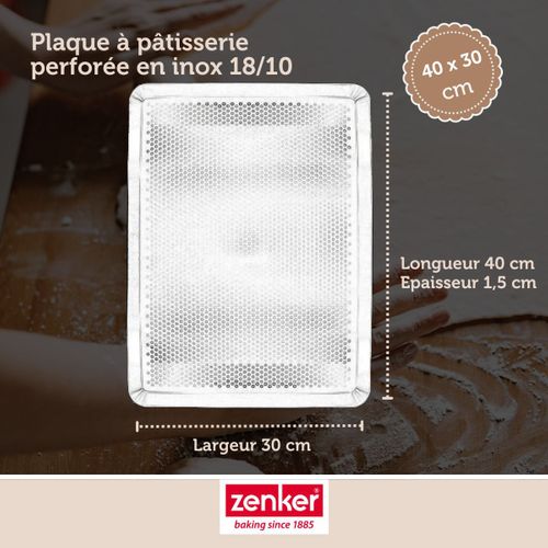 Plaque à pâtisserie en aluminium 60 x 40 cm J857 - MATFER BOURGEAT