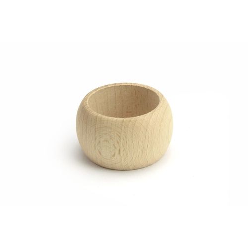 Rond De Serviette En Bois Naturel Non Traité Fackelmann Boissellerie