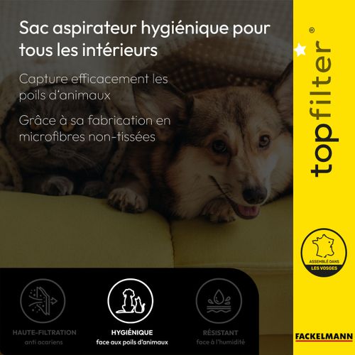 Lot De 4 Sacs Aspirateur Dirt Devil Samsung Topfilter Premium