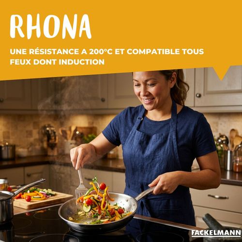 Lot De 3 Casseroles 18/20/22 Cm En Inox