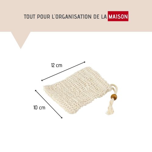 Ensemble De 4 Sacs à Savons Solides En Sisal Tecno