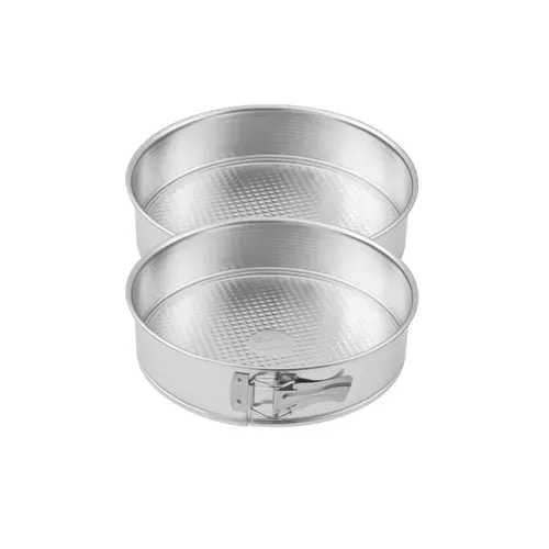 Ensemble De 2 Moules à Manqué à Charnière 26,3 Cm Silver