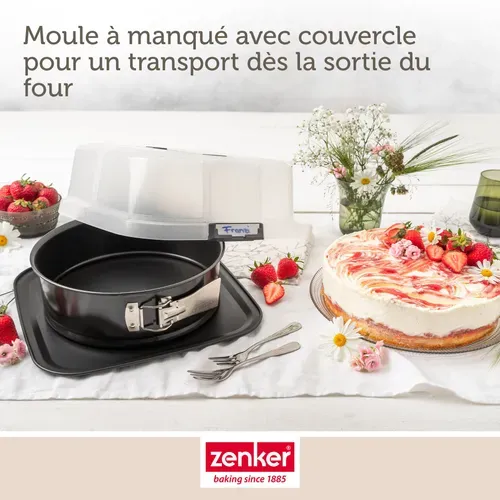 Set De 4 Ustensiles De Pâtisserie Moule à Manqué Bol à Mixer Et Spatule De Cuisine Zenker Bake Clic…
