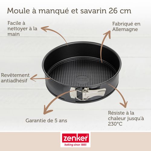 Set Pâtisserie Avec Moule à Manqué Et à Savarin 26 Cm, 2 Bols à Mixer, Verre Mesureur Et Spatule