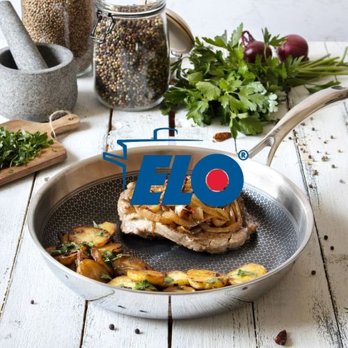 Lot De 3 Poêles 24/28/32cm Et 4 Faitouts Elo Relief Evolution