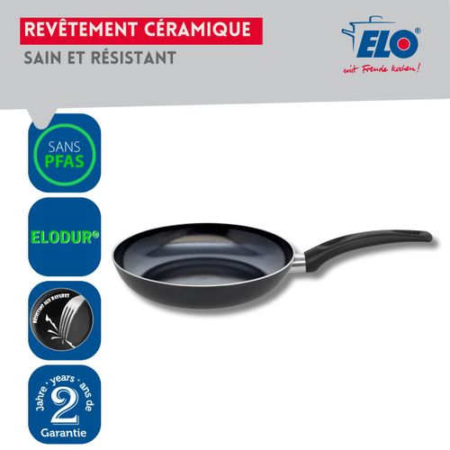 Set De 3 Poêles 20, 24 Et 28 Cm Céramique Sans Pfas Elo Prima Cucina