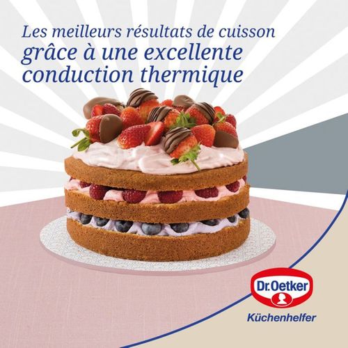 Ensemble 2 Moules à Manqué Ronds 18 et 20 Cm - Antiadhésif Renforcé Céramique