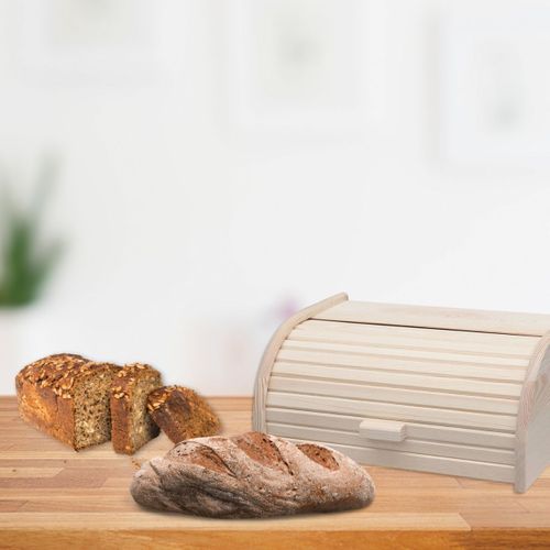 Set De 3 Ustensiles Pour Le Pain Avec Huche à Pain En Bois Pain