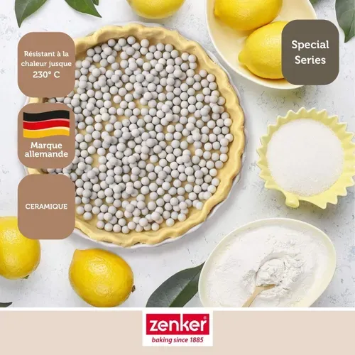 Billes De Cuisson Ard'time En Céramique - Pour Fond De Tarte, évite Le Gonflement, Livrées En Pot En Verre