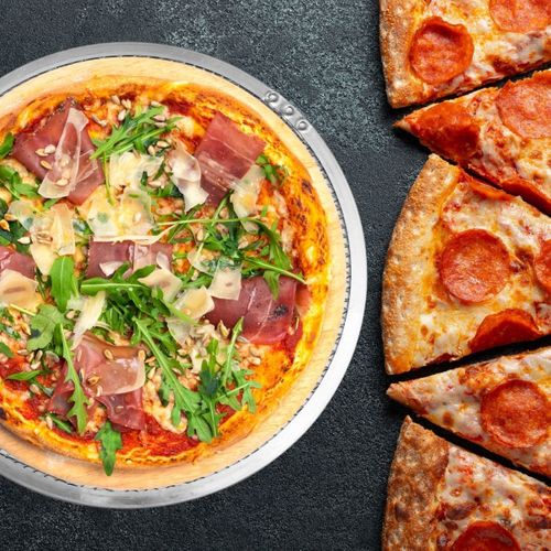 Lot De 2 Plaques De Cuisson Pour Pizzas Surgelées 30 Cm Pizza