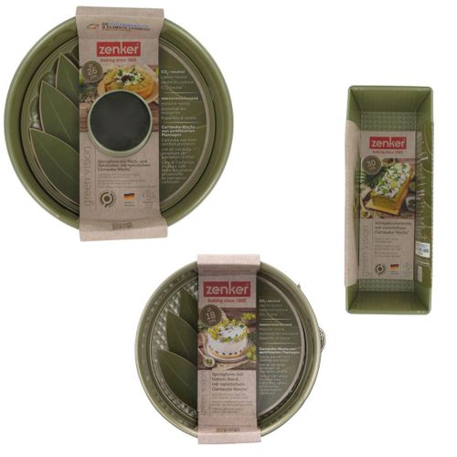 Ensemble De 3 Moules à Gâteaux De 18 à 30 Cm Green Vision