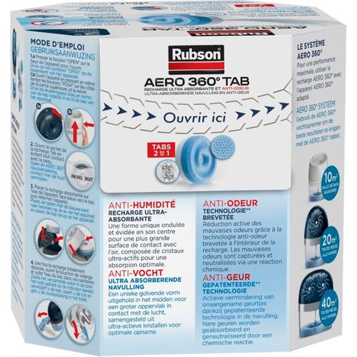 Recharges Anti-humidité 450 G X2, Neutralise Les Odeurs