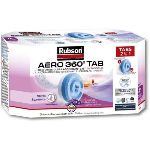 Recharges Aero 360 Lavande, Lot De 4, Absorbantes Et Anti-odeurs
