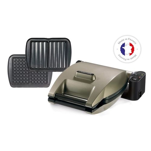 Lagrange Croque-gaufre-gaufrette 2 plaques 1000w noir - 039224 pas cher