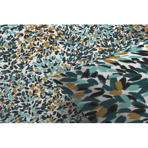 Parure De Lit Bio 2 Personnes Telma Avec Housse De Couette Et Taies D'oreiller Imprimé 200 X 200 Cm