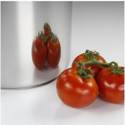 Marmite Inox 30 Cm 16 L Avec Couvercle Verre - Triple Fond, Induction