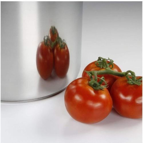 Marmite Inox 30 Cm 16 L Avec Couvercle Verre - Triple Fond, Induction